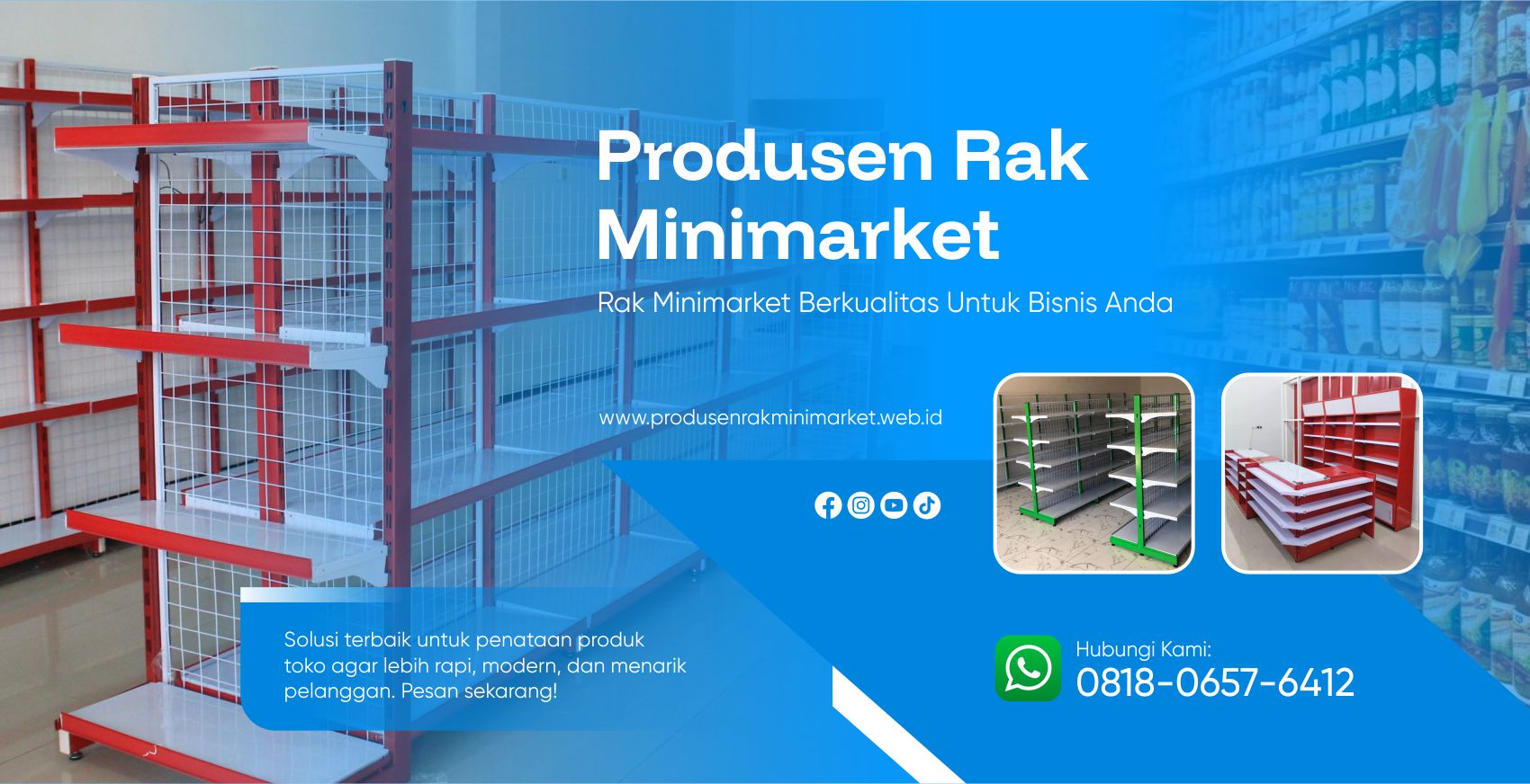 Produsen rak minimarket Jakarta
